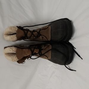 L.L. Bean Brown/Black Winter Boots 10M